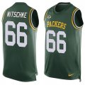 Nike Green Bay Packers #66 Ray Nitschke Green Team Color Men Stitched NFL Limited Tank Top Jersey