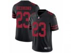 Mens Nike San Francisco 49ers #23 Will Redmond Vapor Untouchable Limited Black Alternate NFL Jersey