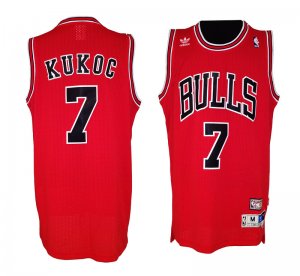 nba chicago bulls #7 kukoc red