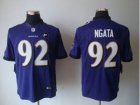 Nike Baltimore Ravens #92 Haloti Ngata purple jerseys[Limited Art Patch]