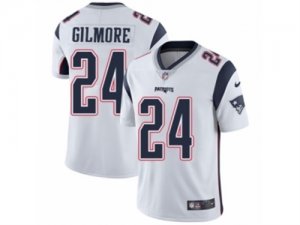 Mens Nike New England Patriots #24 Stephon Gilmore White Vapor Untouchable Limited Player NFL Jersey