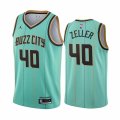 Nike Hornets #40 Cody Zeller Mint Green NBA Swingman 2020-21 City