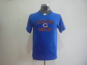 NFL Chicago Bears Big & Tall Heart & Soul T-Shirt Blue
