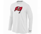 Nike Tampa Bay Buccaneers Logo Long Sleeve T-Shirt WHITE