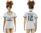 Womens Real Madrid #12 Marcelo Home Soccer Club Jersey