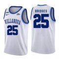 Villanova Wildcats #25 Mikal Bridges White College Basketball Jersey