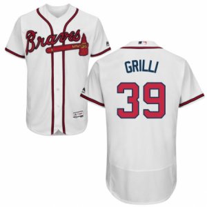 Men\'s Majestic Atlanta Braves #39 Jason Grilli White Flexbase Authentic Collection MLB Jersey