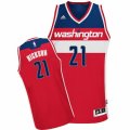 Mens Adidas Washington Wizards #21 JJ Hickson Swingman Red Road NBA Jersey