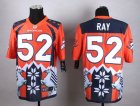 Nike Denver Broncos #52 Ray orange jerseys(Elite Noble Fashion)