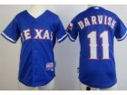 Youth mlb Texas Rangers #11 Yu Darvish Blue[Cool Base]