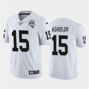 Nike Raiders #15 Nelson Agholor White 2020 Inaugural Season Vapor Untouchable Limited