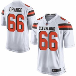 Mens Nike Cleveland Browns #66 Spencer Drango Game White NFL Jersey