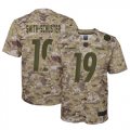 Nike Steelers #19 JuJu Smith-Schuster Camo Youth Salute To Service Limited Jersey