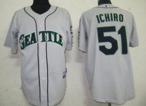 mlb seattle mariners #51 ichiro grey