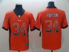 Nike Bears #34 Walter Payton Orange Drift Fashion Limited Jersey