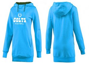 Women Indianapolis Colts Logo Pullover Hoodie-080