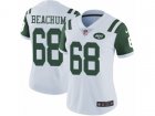 Women Nike New York Jets #68 Kelvin Beachum Vapor Untouchable Limited White NFL Jersey