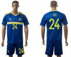 Bosnia Herzegovina #24 Zec Home Soccer Country Jersey