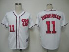 MLB Washington Nationals #11 Zimmerman White[Cool Base]