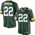 Mens Nike Green Bay Packers #22 Aaron Ripkowski Limited Green Team Color NFL Jersey