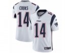 Mens Nike New England Patriots #14 Brandin Cooks Vapor Untouchable Limited White NFL Jersey