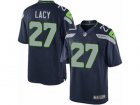 Mens Nike Seattle Seahawks #27 Eddie Lacy Limited Steel Blue Team Color NFL Jersey