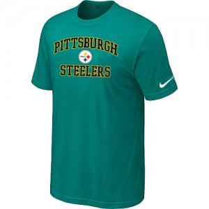 Pittsburgh Steelers Heart & Soul Green T-Shirt