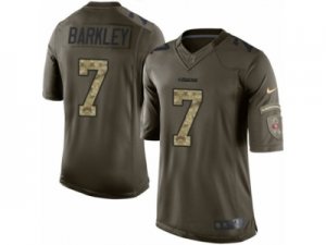 Mens Nike San Francisco 49ers #7 Matt Barkley Limited Green Salute to Service NFL Jersey