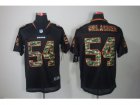 Nike Chicago Bears #54 Brian Urlacher Black Jerseys(Lights Out Elite Camo Number)