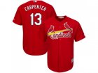 Youth St.Louis Cardinals #13 Matt Carpenter Red Cool Base Stitched MLB Jersey