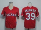 MLB Texas Rangers #39 Feldman Red[Cool Base]