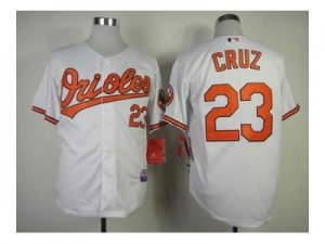 mlb jerseys baltimore orioles #23 cruz white