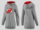 NHL Women New Jersey Devils Logo Pullover Hoodie 4