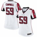 Women's Nike Atlanta Falcons #59 De'Vondre Campbell Limited White NFL Jersey