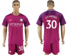 2017-18 Manchester City 30 OTAMENDI Away Soccer Jersey