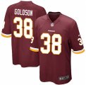 Men's Nike Washington Redskins #38 Dashon Goldson Game Burgundy Red Team Color NFL Jersey