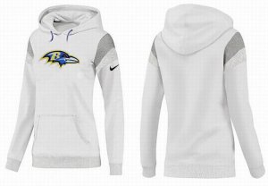 Women Baltimore Ravens Logo Pullover Hoodie-115