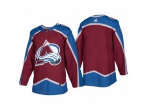 Mens adidas Colorado Avalanche Burgundy 2017-2018 Season New-Look Blank Jersey