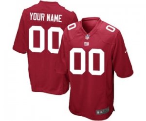 Youth New York Giants Nike Red Custom Jersey