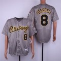Pirates #8 Willie Stargell Gray 1997 Turn Back The Clock Jersey