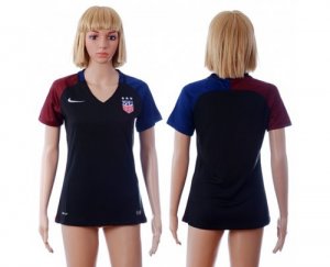 Womens USA Blank Away Soccer Country Jersey