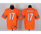 Nike jerseys chicago bears #17 jeffery orange[Elite]