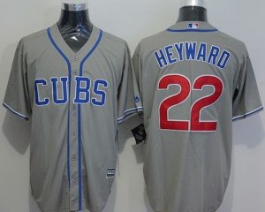 Chicago Cubs #22 Jason Heyward Grey New Cool Base Alternate Road Stitched MLB Jersey