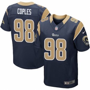 Mens Nike Los Angeles Rams #98 Quinton Coples Elite Navy Blue Team Color NFL Jersey