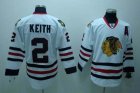 nhl chicago blackhawks #2 keith white