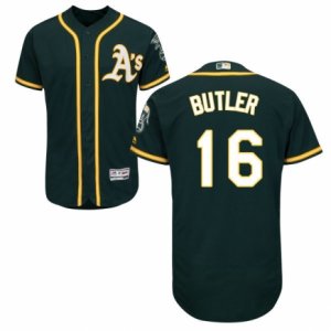 Men\'s Majestic Oakland Athletics #16 Billy Butler Green Flexbase Authentic Collection MLB Jersey