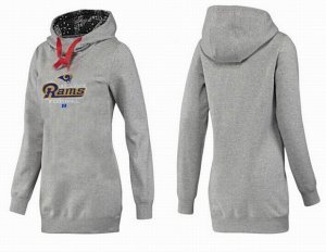 Women St. Louis Rams Logo Pullover Hoodie-030