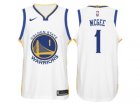Nike NBA Golden State Warriors #1 JaVale McGee Jersey 2017-18 New Season White Jersey