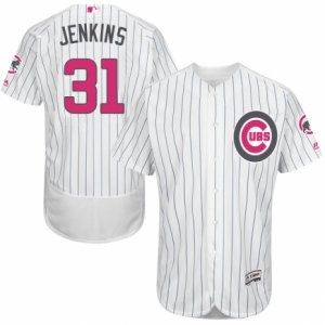 Men\'s Majestic Chicago Cubs #31 Fergie Jenkins Authentic White 2016 Mother\'s Day Fashion Flex Base MLB Jersey