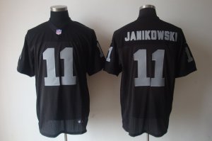 Nike NFL Oakland Raiders #11 Sebastian Janikowski Black Elite jerseys